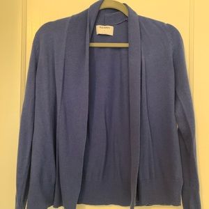 Blue cardigan
